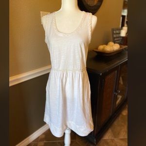 J.Crew White Sleeveless Dress Size Small